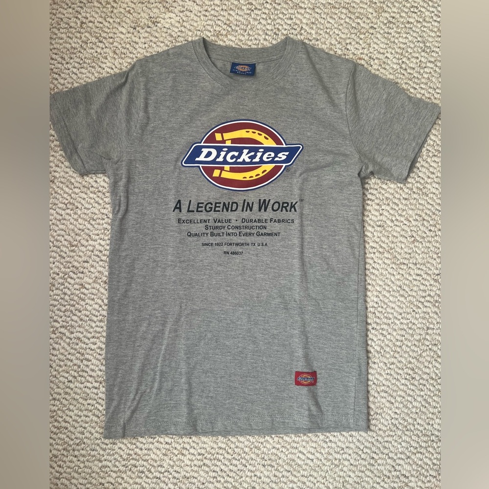 Dickies Heather Gray Logo T-Shirt